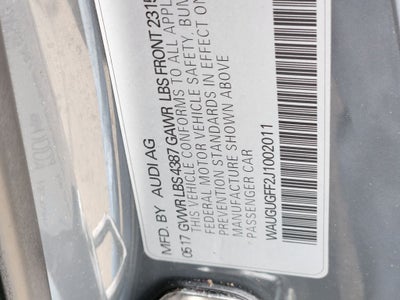 2018 Audi A3 2.0T Premium FrontTrak