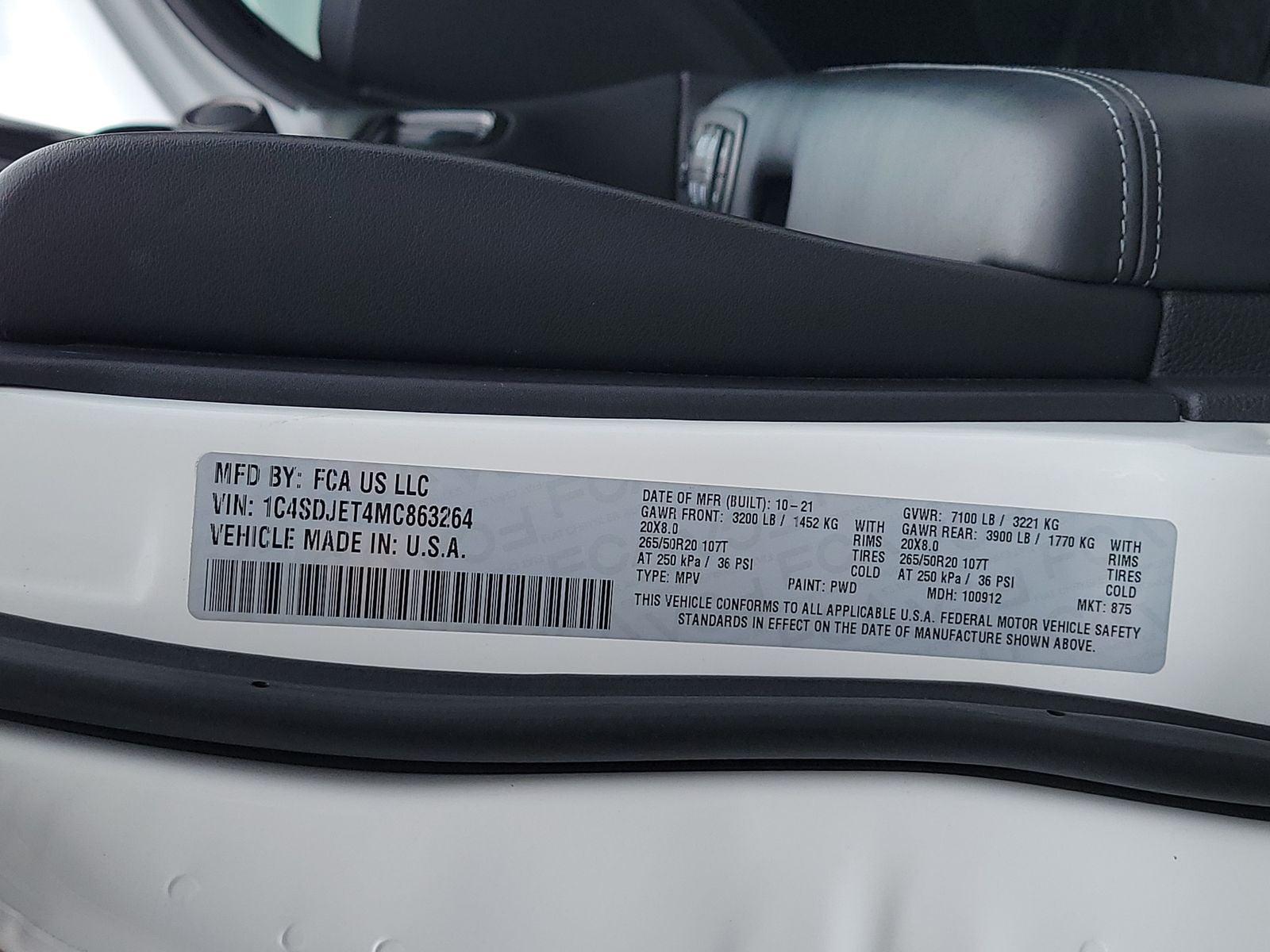 2021 Dodge Durango Citadel