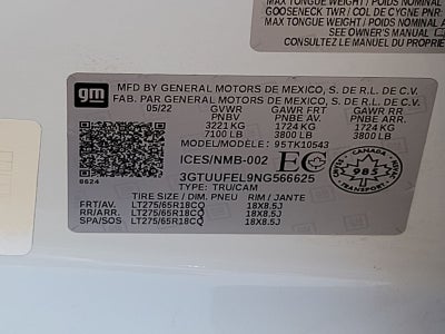 2022 GMC Sierra 1500 AT4X