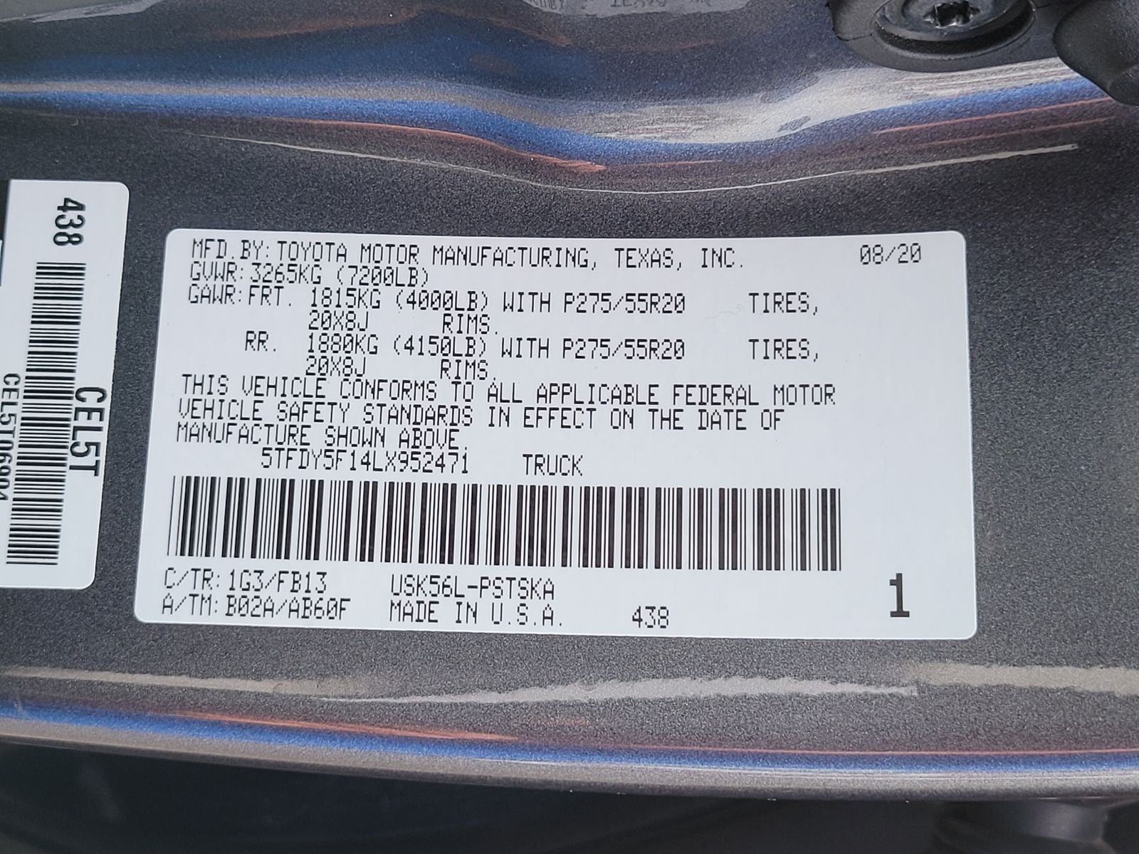 2020 Toyota Tundra SR5