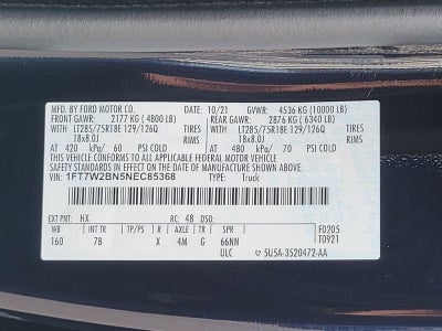 2022 Ford Super Duty F-250 SRW XL