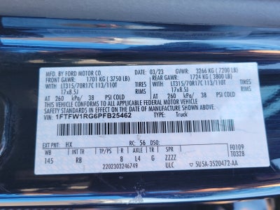 2023 Ford F-150 Raptor