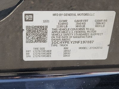 2022 Chevrolet Silverado 2500 HD LTZ