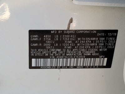 2020 Subaru Outback Limited