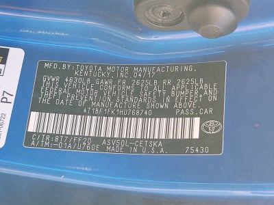 2017 Toyota Camry SE