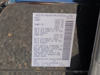 2023 Nissan Pathfinder SL 4WD