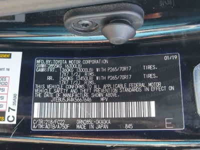 2019 Toyota 4Runner SR5