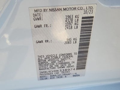 2024 Nissan Altima 2.5 SR