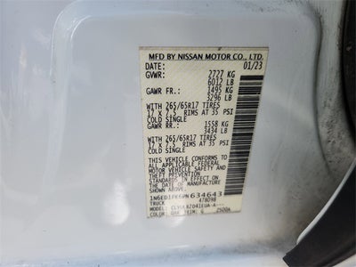 2023 Nissan Frontier SV