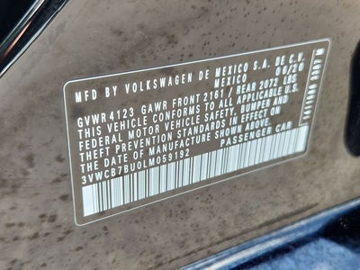 2020 Volkswagen Jetta 1.4T S