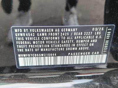 2025 Volkswagen Golf R Black Edition