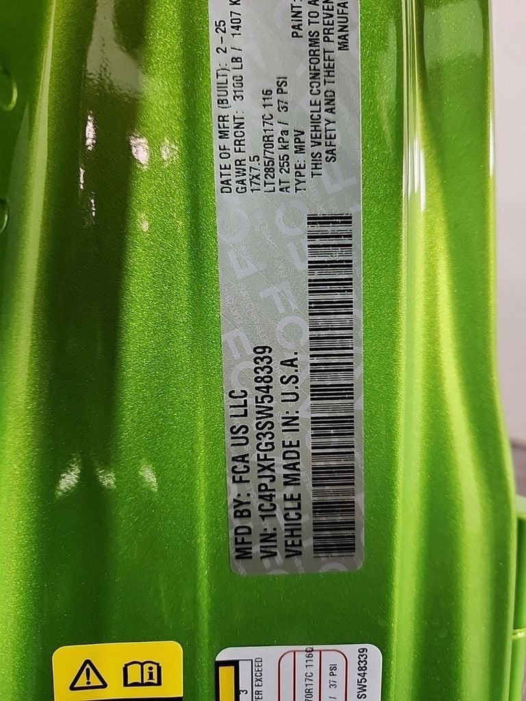 2025 Jeep Wrangler WRANGLER 4-DOOR RUBICON