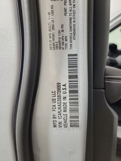 2025 Jeep Grand Cherokee L GRAND CHEROKEE L ALTITUDE X 4X4