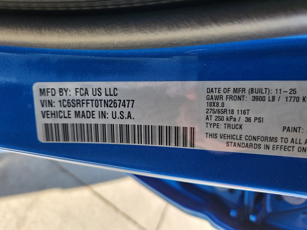 2026 RAM 1500 RAM 1500 BIG HORN CREW CAB 4X4 5'7' BOX