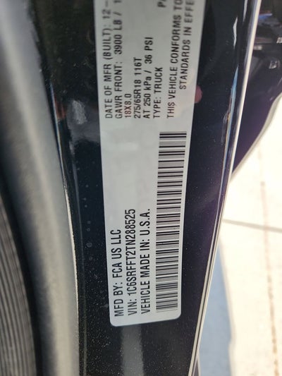 2026 RAM 1500 RAM 1500 BIG HORN CREW CAB 4X4 5'7' BOX