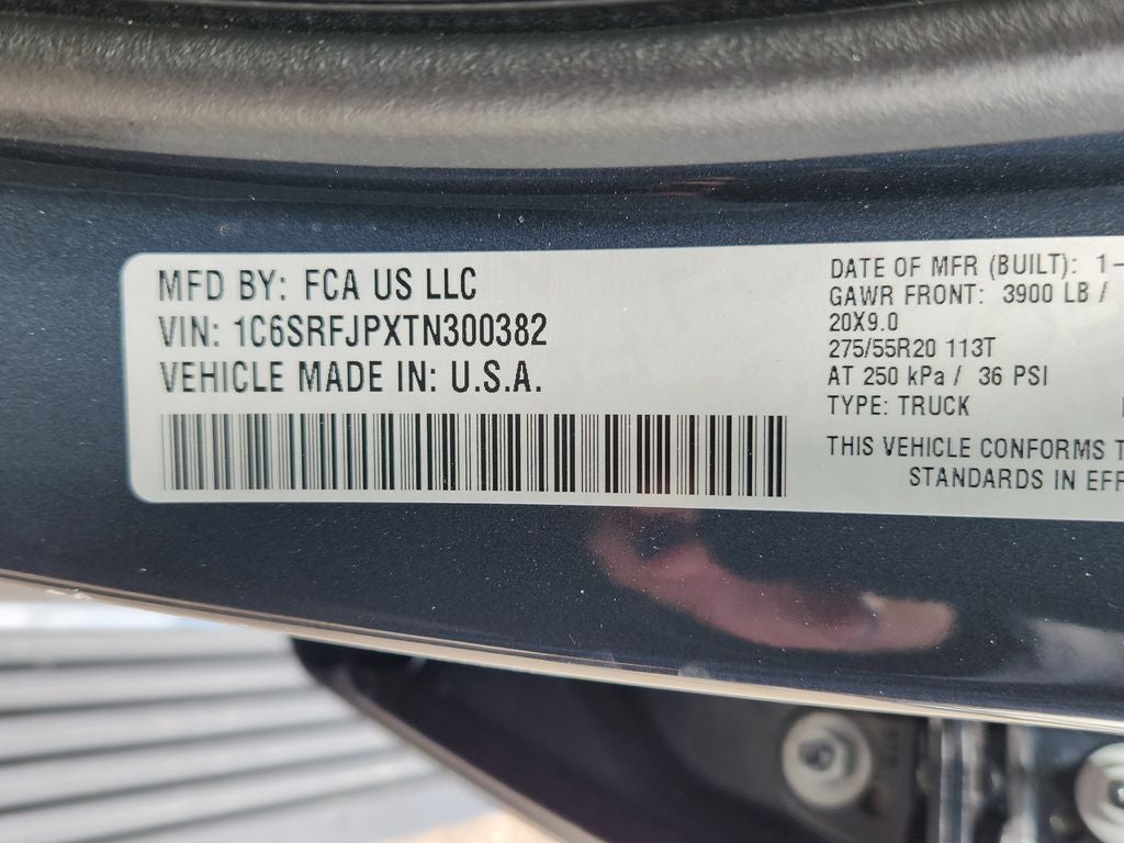 2026 RAM 1500 RAM 1500 LARAMIE CREW CAB 4X4 5'7' BOX