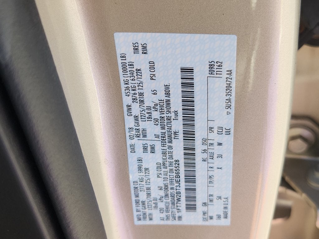 2018 Ford F-250SD Lariat