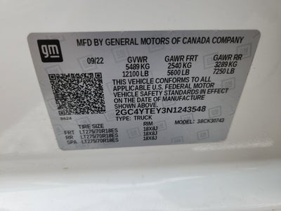 2022 Chevrolet Silverado 3500HD 4WD Crew Cab Standard Bed LT