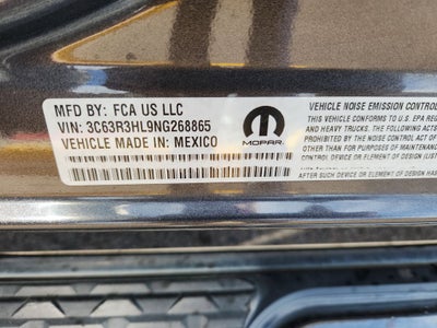 2022 RAM 3500 Big Horn Crew Cab 4x4 8' Box