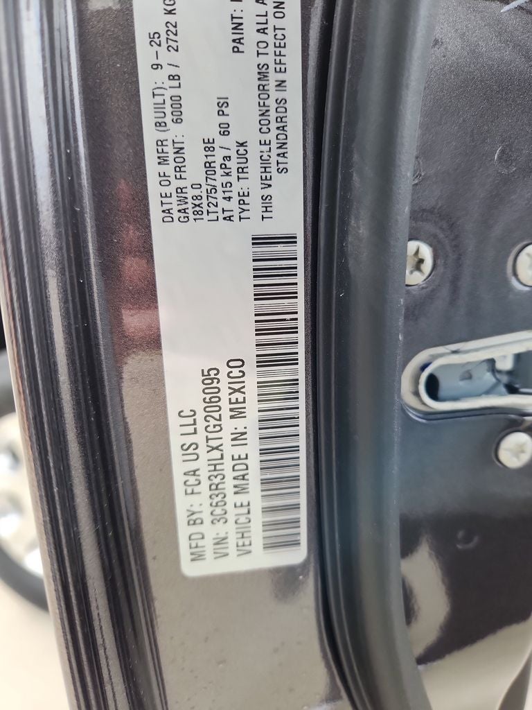 2026 RAM 3500 RAM 3500 BIG HORN CREW CAB 4X4 8' BOX