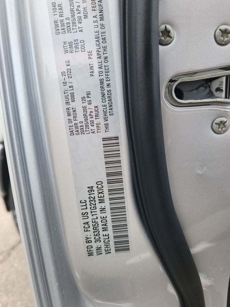 2026 RAM 2500 RAM 2500 LARAMIE CREW CAB 4X4 6'4' BOX