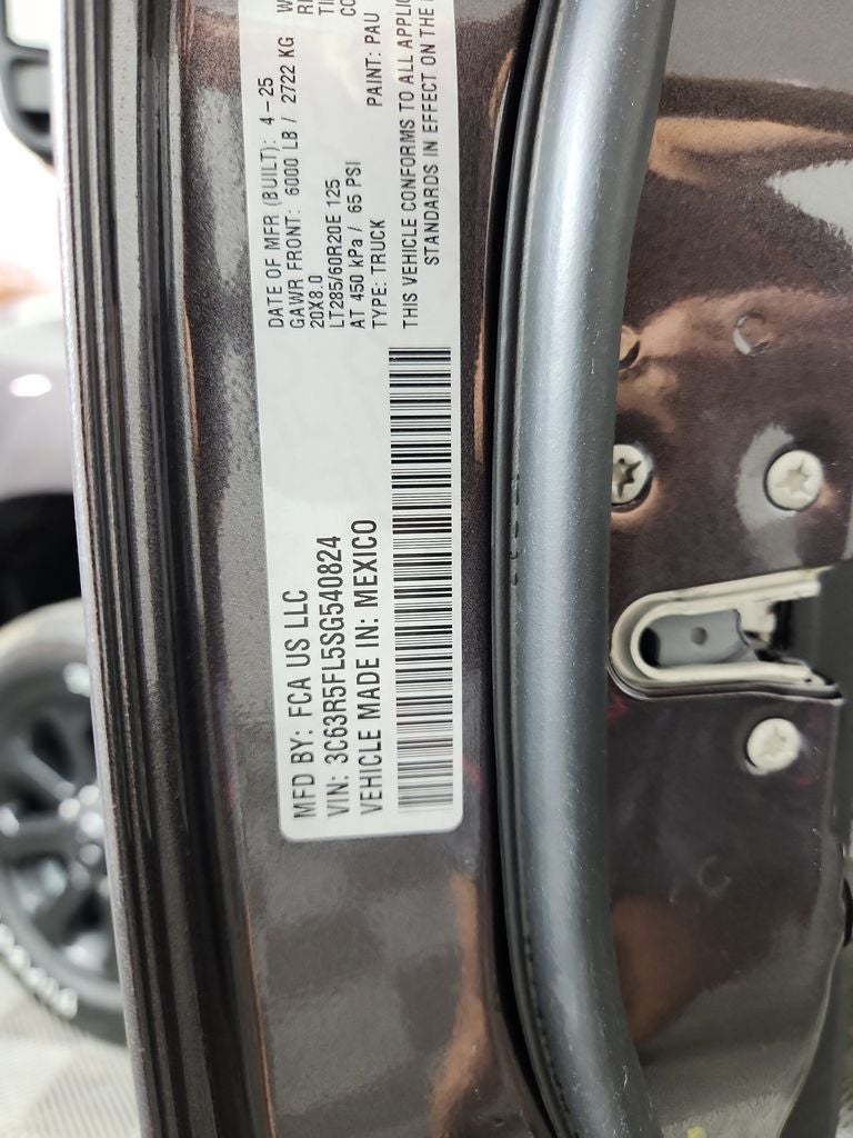 2025 RAM 2500 RAM 2500 LARAMIE CREW CAB 4X4 6'4' BOX