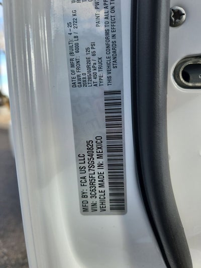 2025 RAM 2500 RAM 2500 LARAMIE CREW CAB 4X4 6'4' BOX