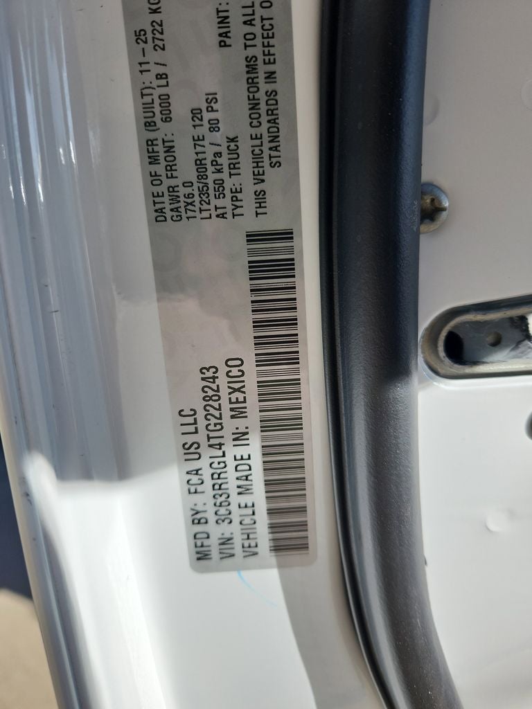 2026 RAM 3500 RAM 3500 TRADESMAN CREW CAB 4X4 8' BOX