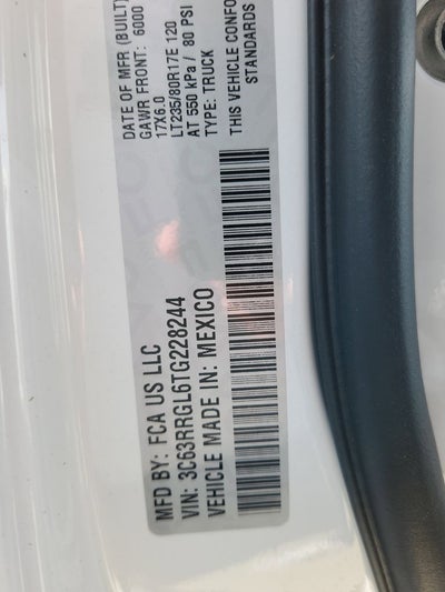 2026 RAM 3500 RAM 3500 TRADESMAN CREW CAB 4X4 8' BOX