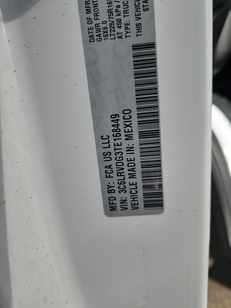 2026 RAM Promaster RAM PROMASTER 2500 TRADESMAN CARGO VAN HIGH ROOF 159' WB