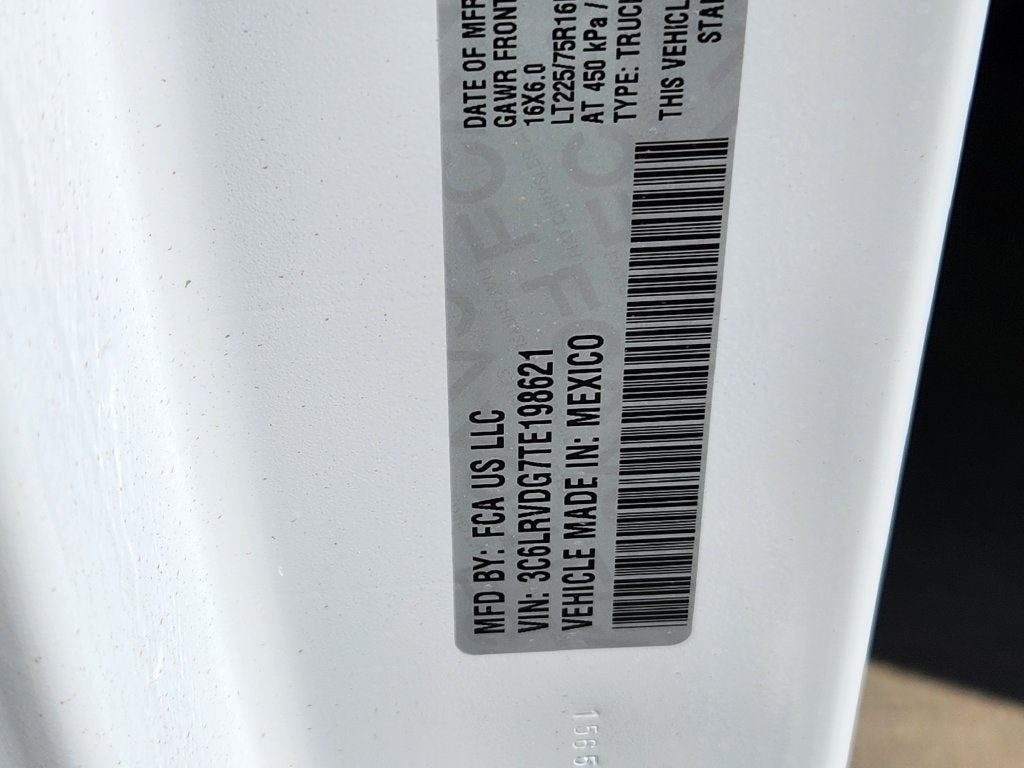 2026 RAM Promaster High Roof