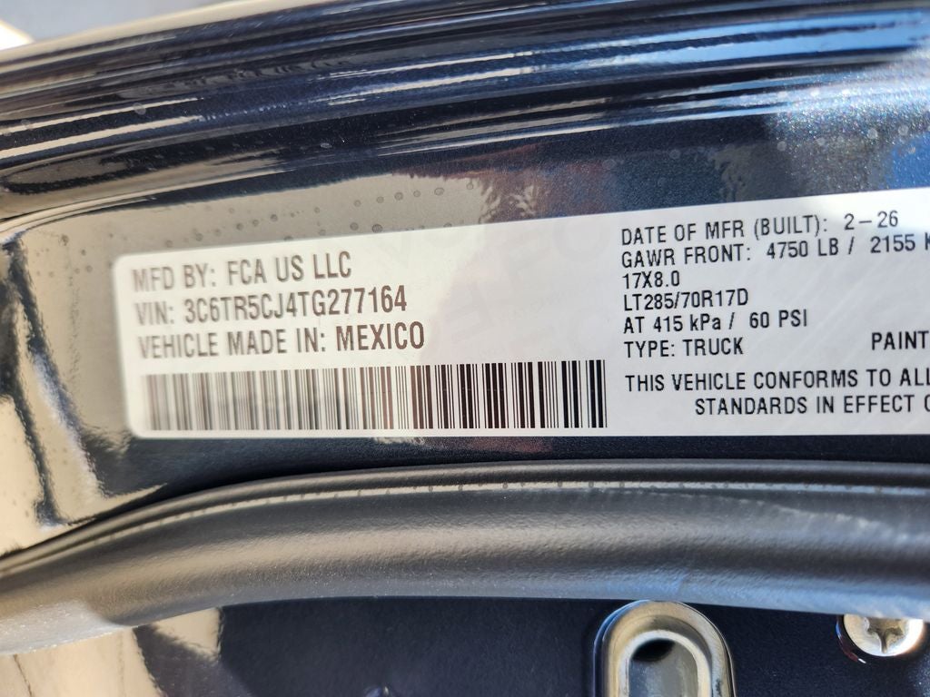 2026 RAM 2500 RAM 2500 TRADESMAN CREW CAB 4X4 6'4' BOX