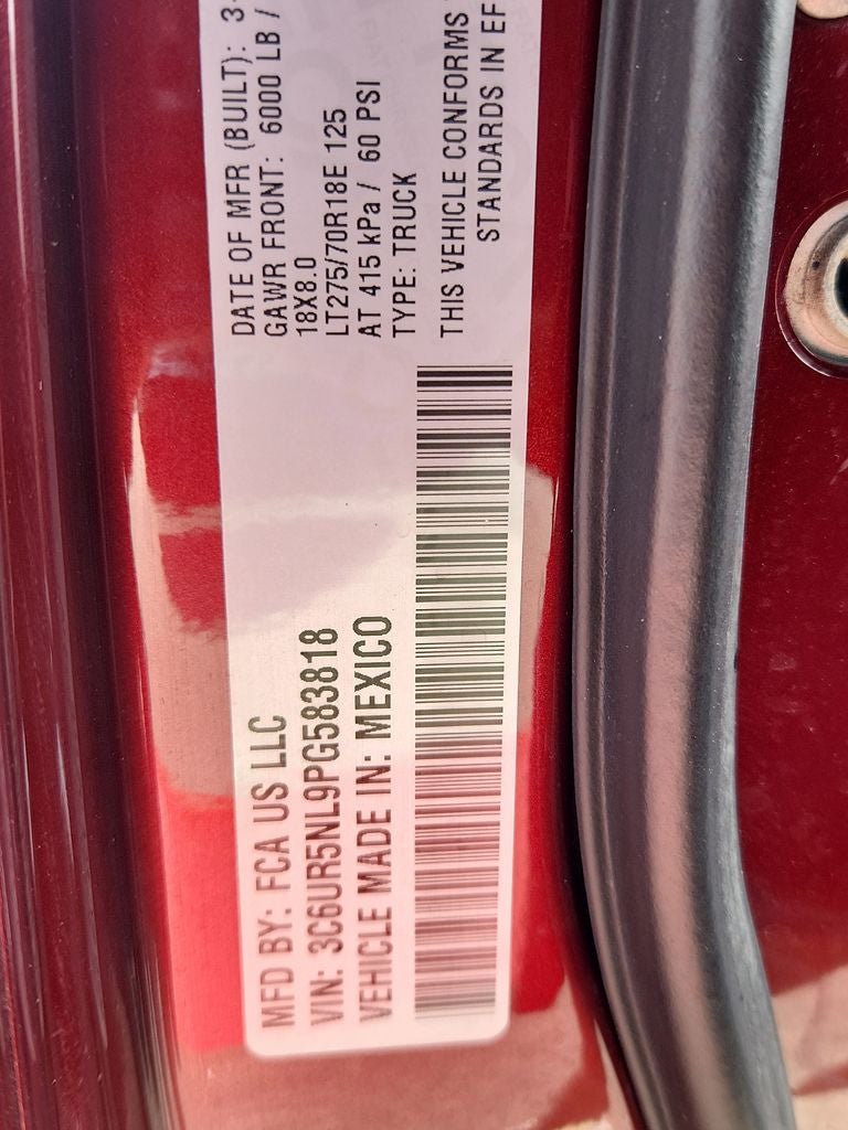 2023 RAM 2500 Laramie Mega Cab 4x4 6'4' Box