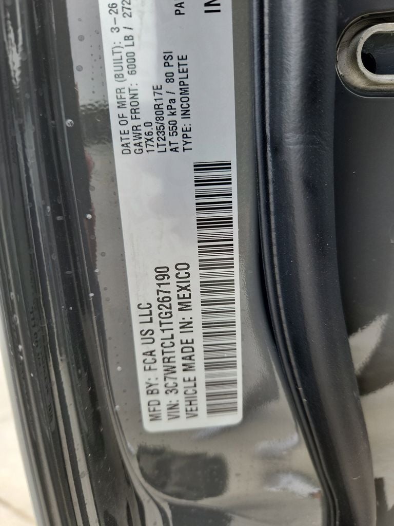 2026 RAM 3500 Chassis Cab RAM 3500 BIG HORN CREW CAB CHASSIS 4X4 60' CA