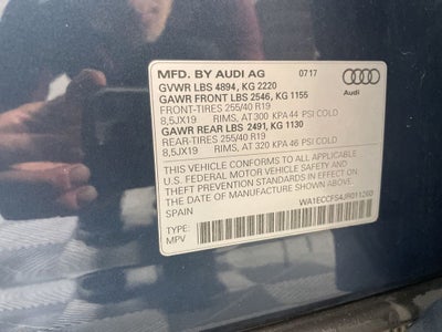 2018 Audi Q3 2.0T Premium quattro