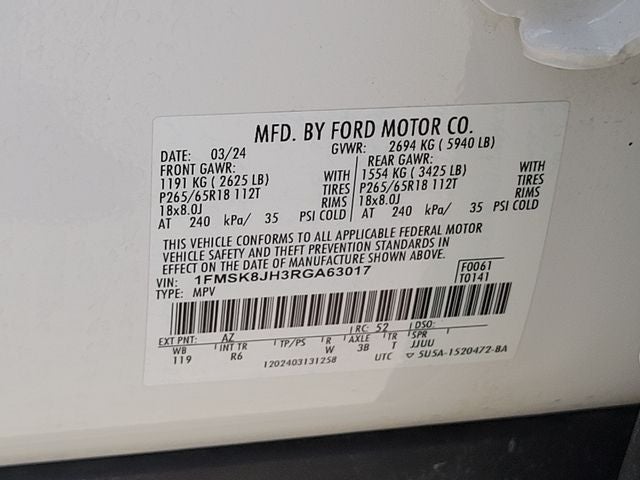 2024 Ford Explorer Timberline