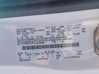 2020 Ford Ranger XLT