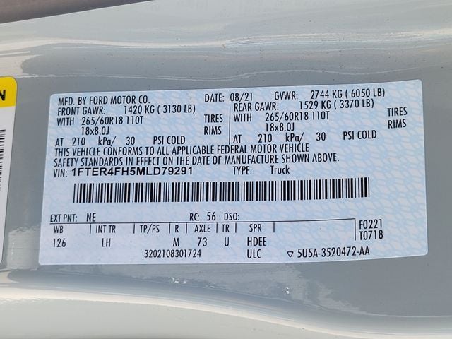 2021 Ford Ranger XLT