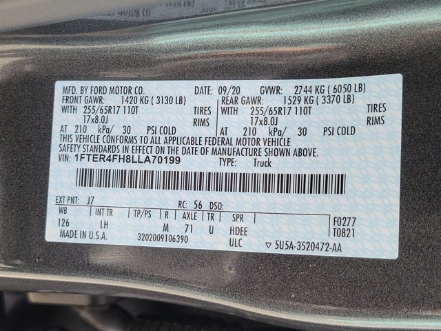 2020 Ford Ranger XLT