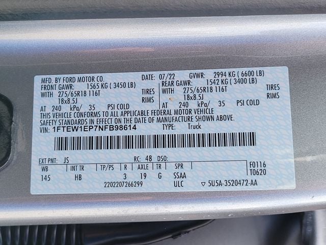 2022 Ford F-150 Lariat