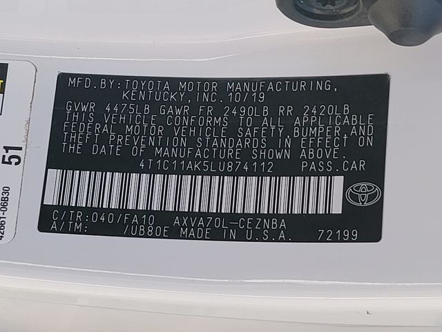 2020 Toyota Camry LE