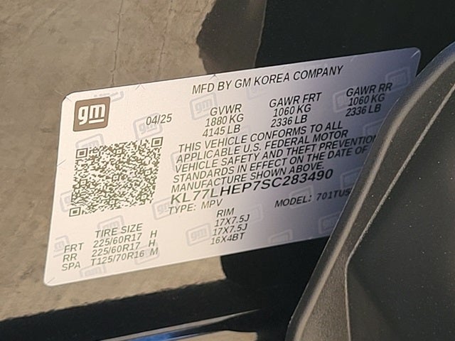 2025 Chevrolet Trax LT