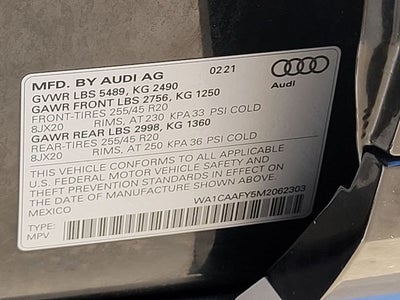 2021 Audi Q5 45 Prestige quattro