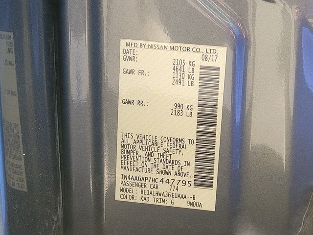 2017 Nissan Maxima Platinum