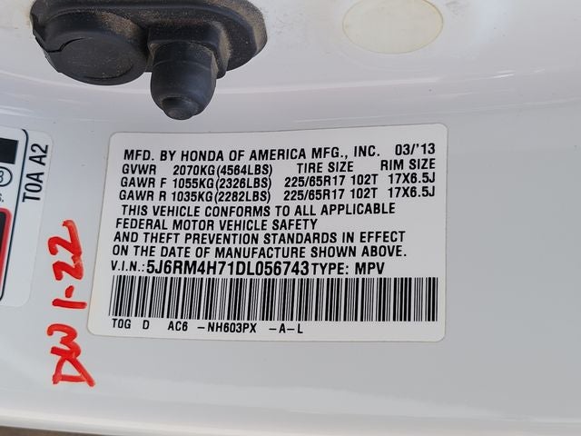 2013 Honda CR-V EX-L