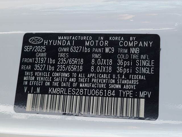 2026 Hyundai Palisade SEL 7 Passenger
