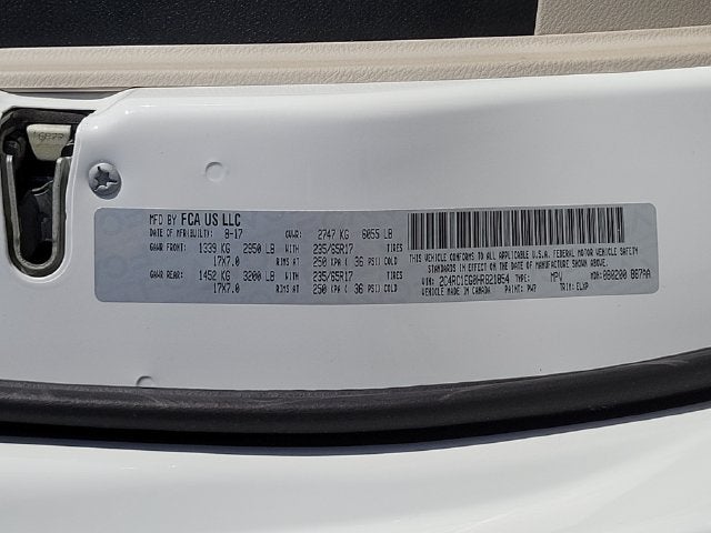 2017 Chrysler Pacifica Touring L Plus