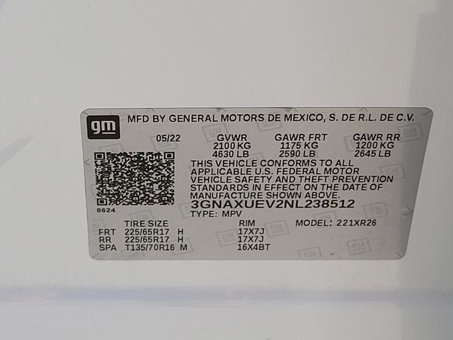 2022 Chevrolet Equinox LT