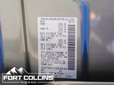 2026 Nissan Rogue SV