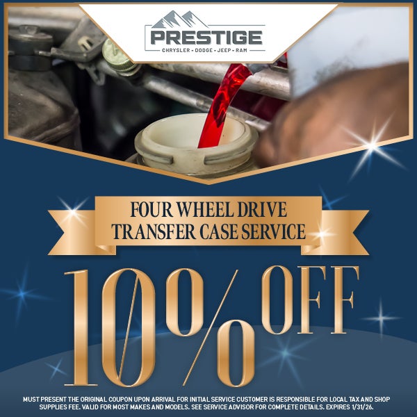 Four Wheel Drive Transfer Case Service 10% Off